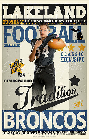 Vintage Poster - Team Colors  Style (Vc)